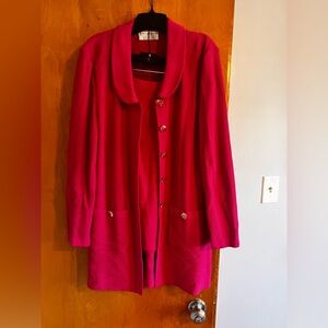 St John Skirt Set with mid-length cardigan